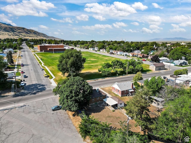 437 E 100 N, Brigham City, UT 84302 - aerial perspective of suburban area with a mountainous background