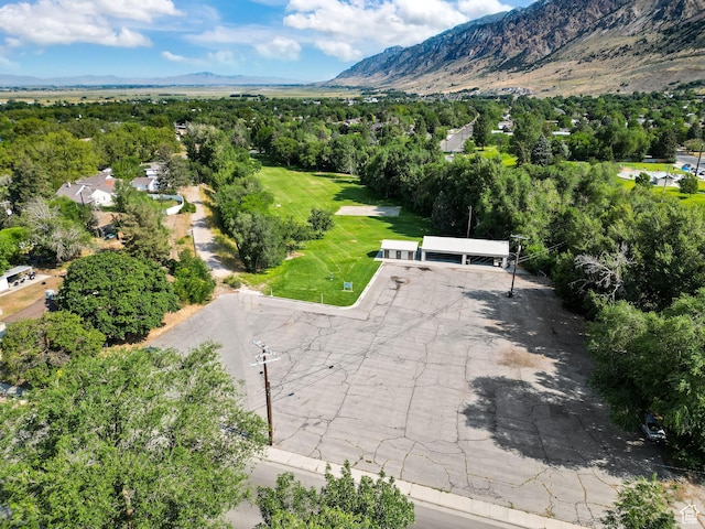 437 E 100 N, Brigham City, UT 84302 - drone / aerial view of a mountain backdrop