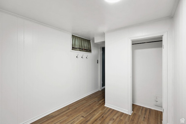 437 E 100 N, Brigham City, UT 84302 - unfurnished bedroom with wood finished floors and ornamental molding