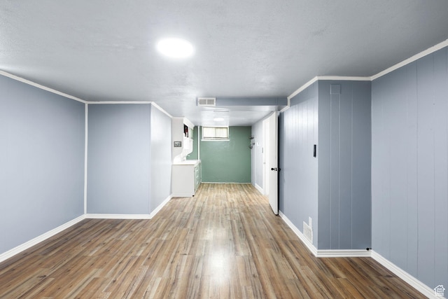 437 E 100 N, Brigham City, UT 84302 - below grade area with wood finished floors and baseboards
