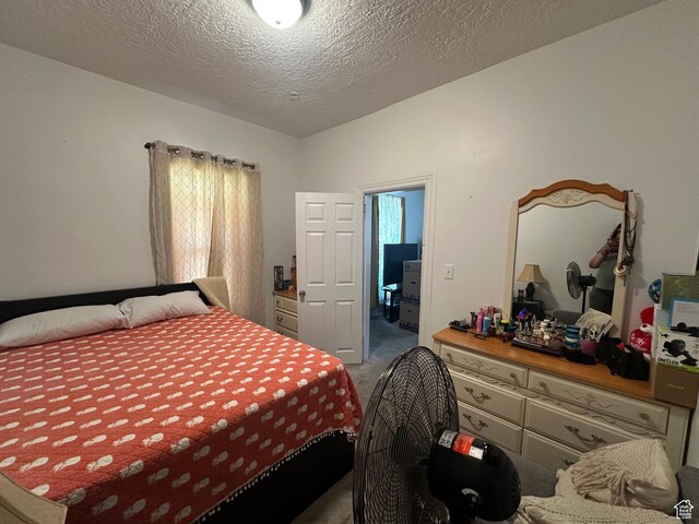 2019 Adams Ave, Ogden, UT 84401 - bedroom featuring carpet flooring and a textured ceiling