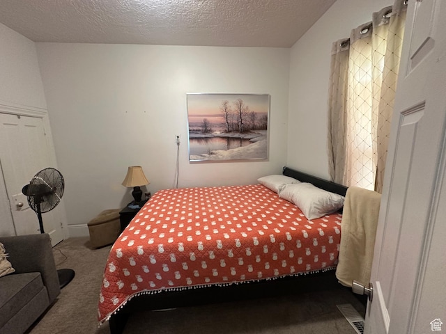 2019 Adams Ave, Ogden, UT 84401 - bedroom featuring carpet and a textured ceiling