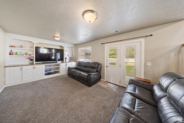 4022 S 2725 W, Roy, UT 84067 - carpeted living area with a textured ceiling