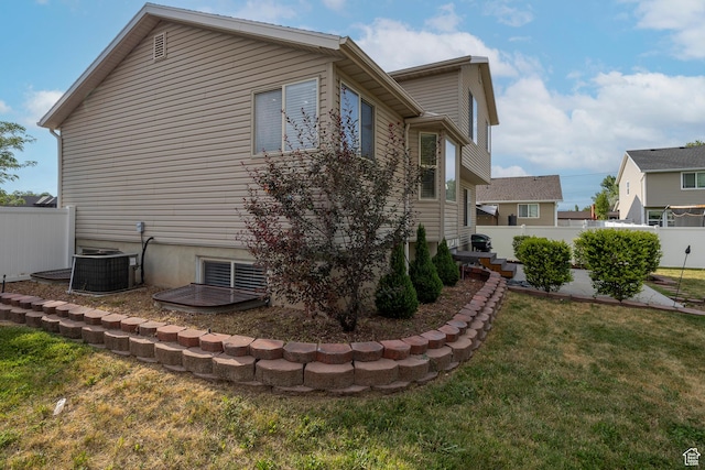 4022 S 2725 W, Roy, UT 84067 - view of side of home with a central AC unit