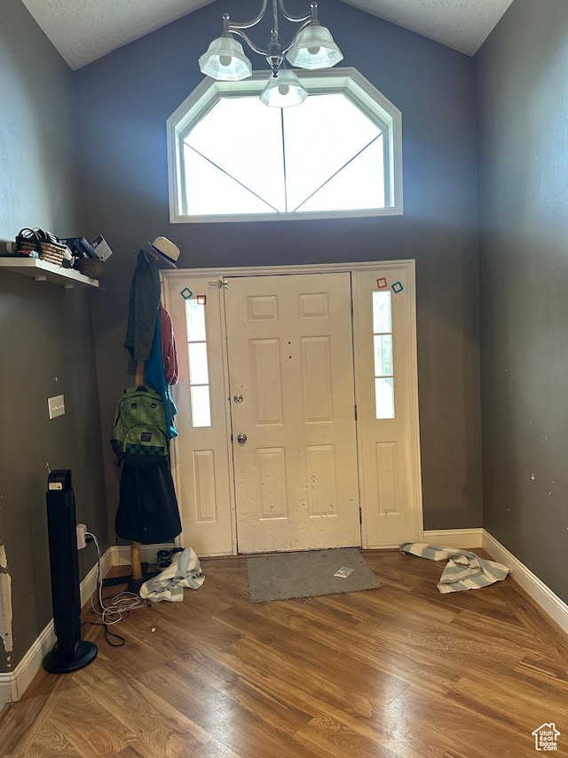 83 E 1820 S, Orem, UT 84058 - entrance foyer with wood finished floors and a textured ceiling