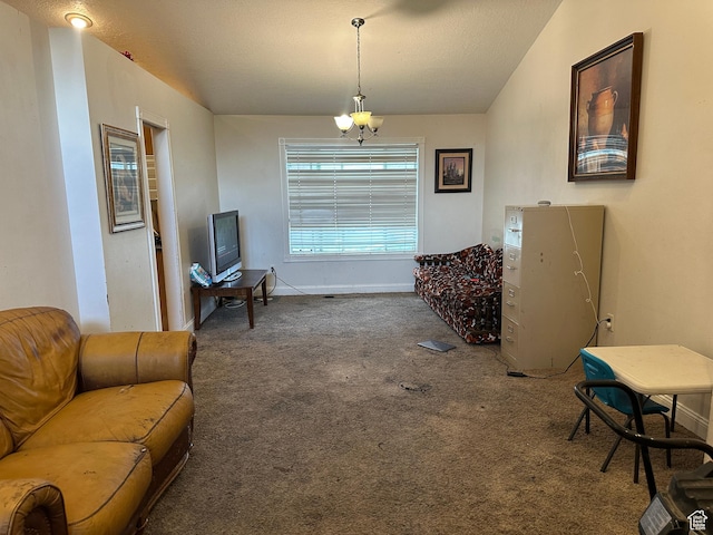 83 E 1820 S, Orem, UT 84058 - sitting room with carpet floors and lofted ceiling