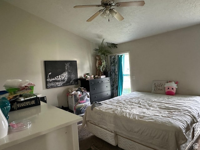 83 E 1820 S, Orem, UT 84058 - bedroom featuring a textured ceiling and a ceiling fan