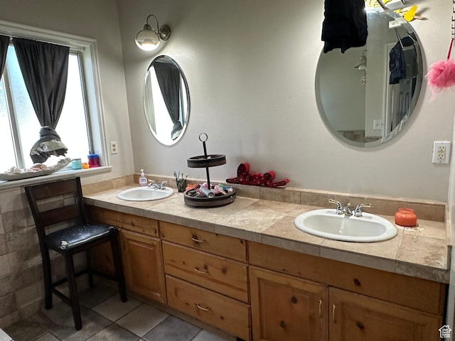 83 E 1820 S, Orem, UT 84058 - bathroom with double vanity and tile patterned floors