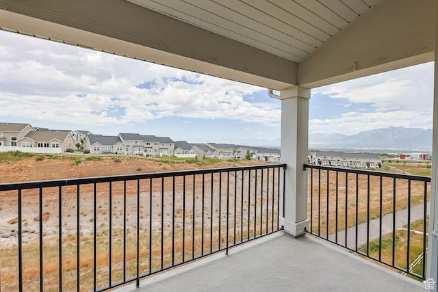 4234 W Mckellen Dr S Unit G301, Herriman, UT 84096 - balcony featuring a residential view and a mountain view