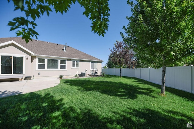1090 E 770 S, Heber City, UT 84032 - rear view of property featuring a fenced backyard, a patio area, roof with shingles, and stucco siding