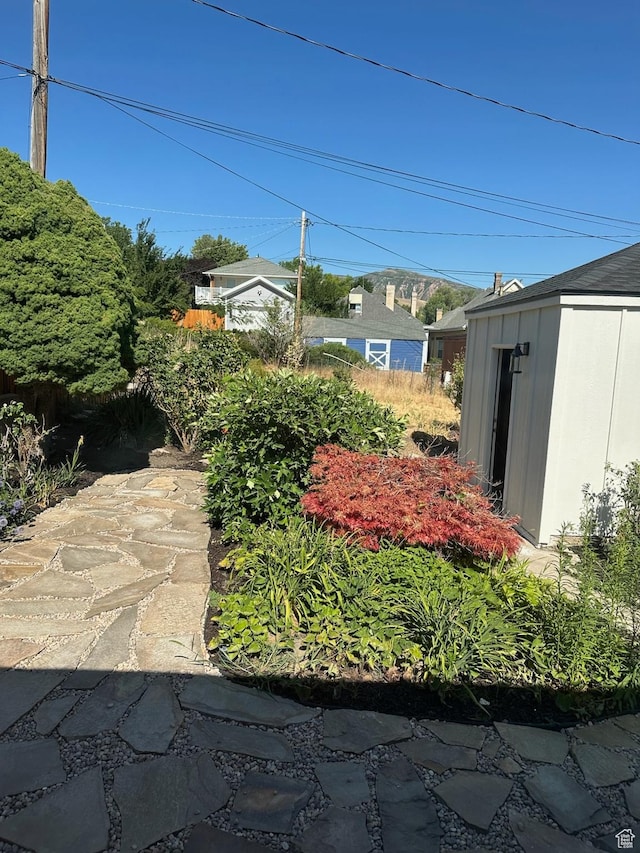 380 N K St, Salt Lake City, UT 84103 - view of yard with a storage unit