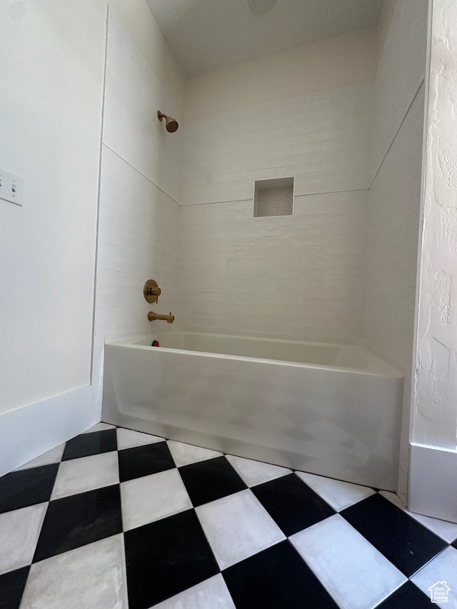 380 N K St, Salt Lake City, UT 84103 - full bathroom featuring bathing tub / shower combination and tile patterned floors