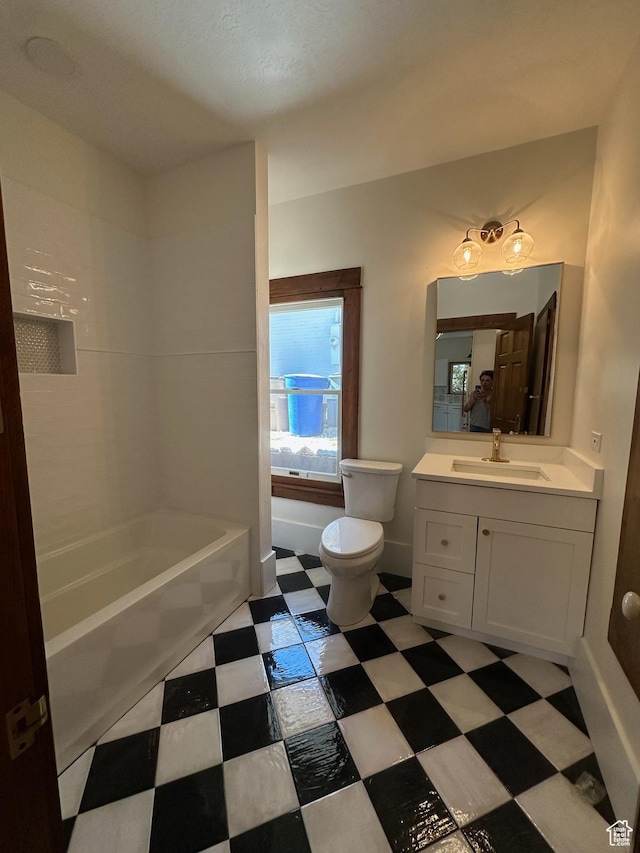 380 N K St, Salt Lake City, UT 84103 - full bathroom with vanity and tile patterned floors