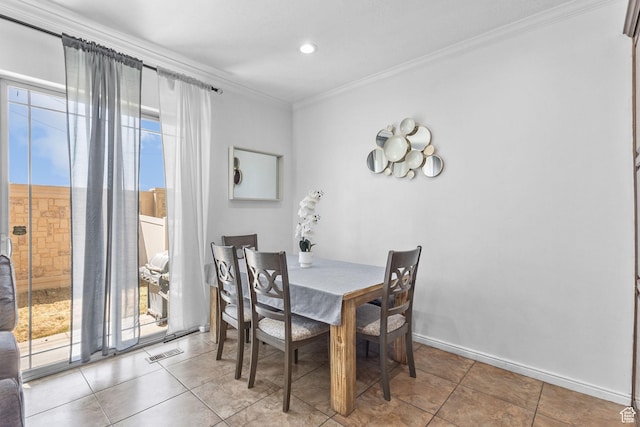 108 S 610 E, American Fork, UT 84003 - dining space featuring ornamental molding and tile patterned flooring