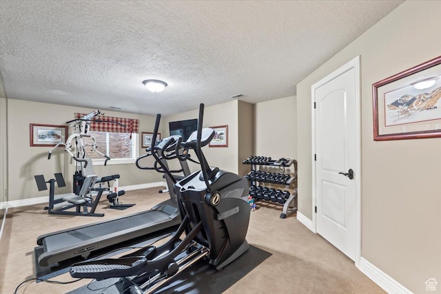 1677 E Wylie Ln, Draper, UT 84020 - exercise area featuring light carpet and a textured ceiling