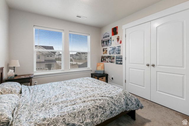 499 N Stone Ridge Dr, Saratoga Springs, UT 84045 - bedroom with light carpet and a closet