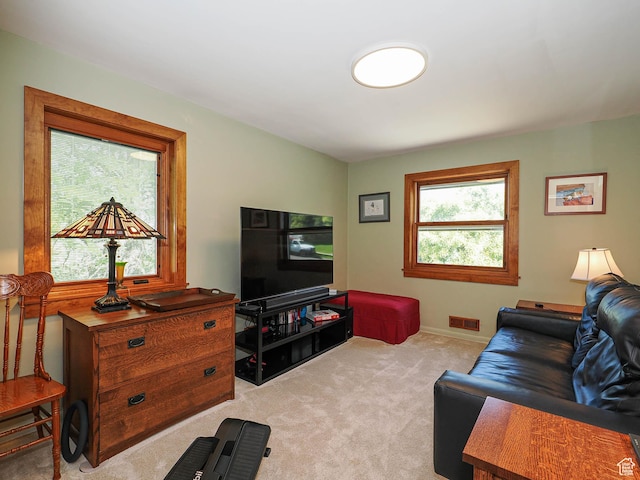 2680 E 2100th St S Unit 44-45, Salt Lake City, UT 84109 - carpeted living area with baseboards