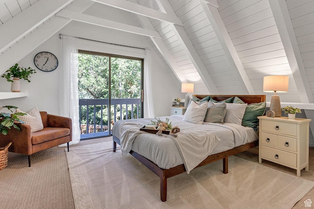 575 Upper Evergreen Dr, Park City, UT 84098 - bedroom featuring access to outside and light colored carpet