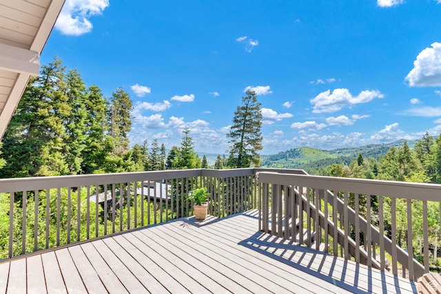 575 Upper Evergreen Dr, Park City, UT 84098 - deck with a mountain view