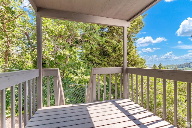 575 Upper Evergreen Dr, Park City, UT 84098 - view of wooden terrace