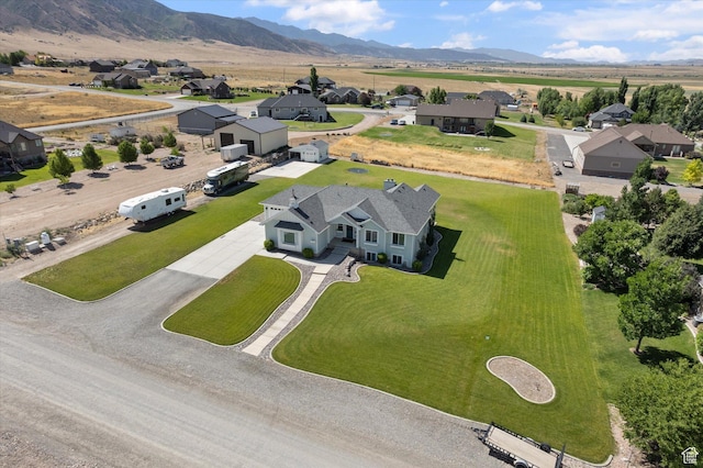 13 W 1370 S, Mona, UT 84645 - aerial view of residential area featuring mountains