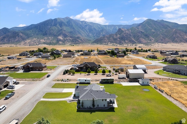 13 W 1370 S, Mona, UT 84645 - aerial view of residential area with a mountain backdrop