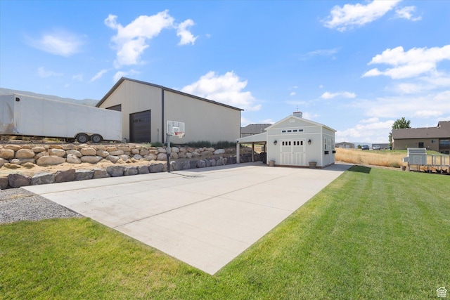 13 W 1370 S, Mona, UT 84645 - view of patio / terrace featuring an outdoor structure