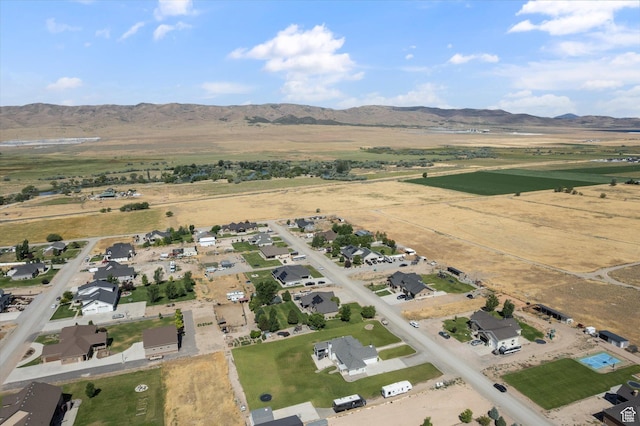 13 W 1370 S, Mona, UT 84645 - aerial overview of property's location featuring a mountainous background and rural landscape