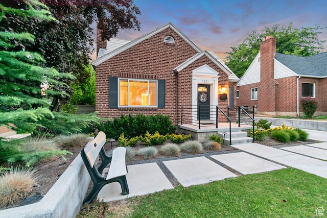 1221 E 800 S, Salt Lake City, UT 84102 - view of front of house with brick siding and a chimney