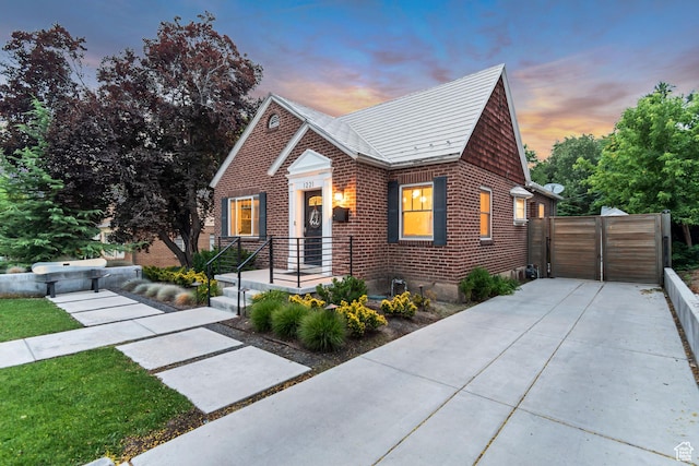 1221 E 800 S, Salt Lake City, UT 84102 - view of front of house with brick siding and a gate