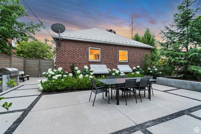 1221 E 800 S, Salt Lake City, UT 84102 - view of patio with outdoor dining space and a grill