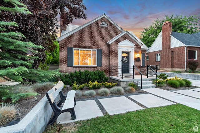 1221 E 800 S, Salt Lake City, UT 84102 - view of front of property with brick siding and a chimney
