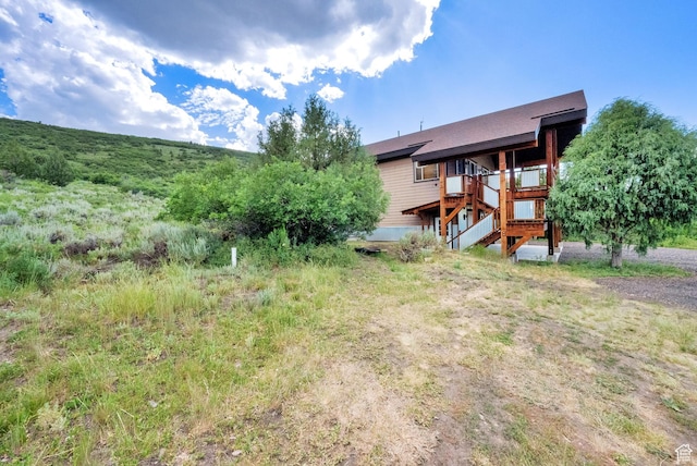 1674 S Cottonwood Ct Unit 1217, Heber City, UT 84032 - rear view of property with stairway