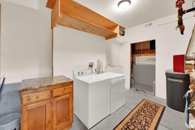 1674 S Cottonwood Ct Unit 1217, Heber City, UT 84032 - washroom featuring washing machine and dryer and cabinet space