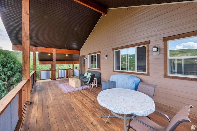 1674 S Cottonwood Ct Unit 1217, Heber City, UT 84032 - deck with an outdoor hangout area
