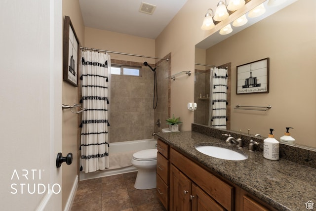 2244 S Hunter Dr, Saratoga Springs, UT 84045 - bathroom with vanity and shower / tub combo with curtain