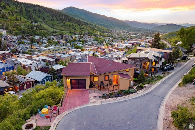 235 Mchenry Ave, Park City, UT 84060 - view from above of property featuring a mountain backdrop