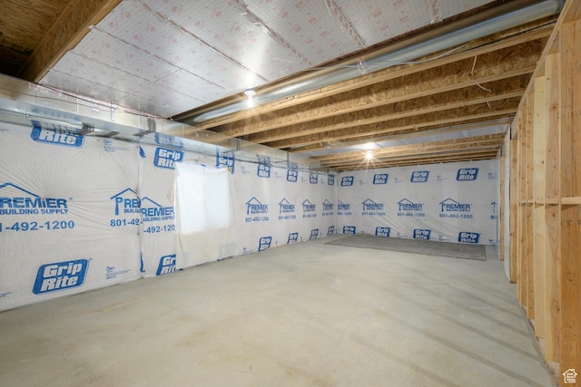 1728 E Shadow Dr, Eagle Mountain, UT 84005 - view of unfinished basement