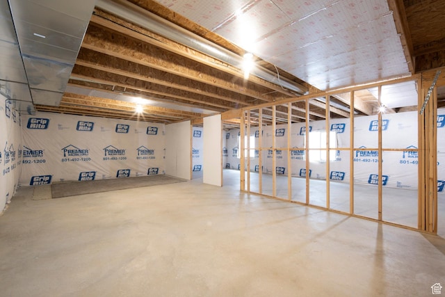 1728 E Shadow Dr, Eagle Mountain, UT 84005 - view of unfinished below grade area