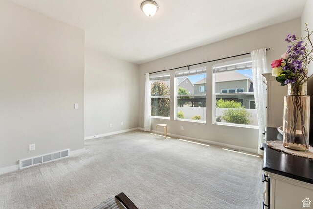 3301 W Cramden Dr, Lehi, UT 84043 - spare room featuring light carpet and baseboards