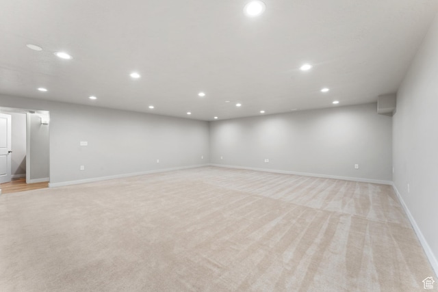 3301 W Cramden Dr, Lehi, UT 84043 - empty room featuring light colored carpet and recessed lighting