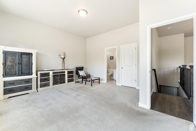 3301 W Cramden Dr, Lehi, UT 84043 - sitting room with an upstairs landing and carpet