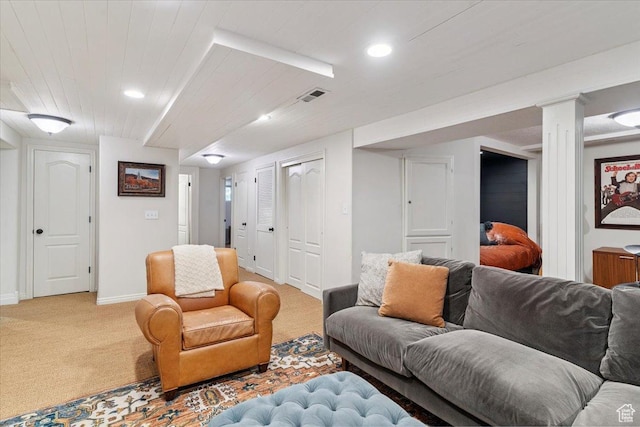 93 S 200 E, Kaysville, UT 84037 - living room with light colored carpet and recessed lighting