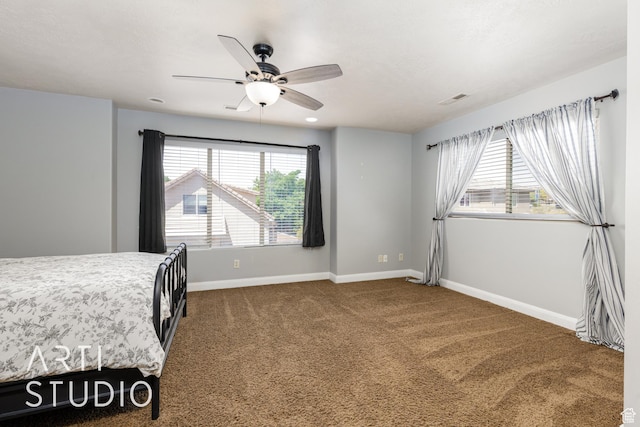94 S 6175 W, Hurricane, UT 84737 - carpeted bedroom with baseboards and ceiling fan