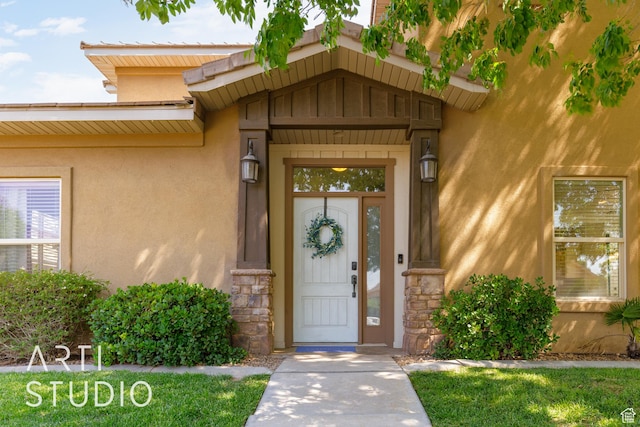 94 S 6175 W, Hurricane, UT 84737 - entrance to property with stucco siding