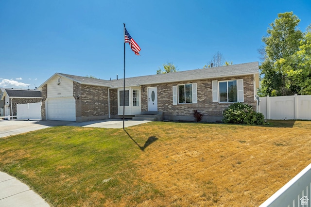 2331 W 13190 S, Riverton, UT 84065 - single story home with brick siding, a garage, and driveway