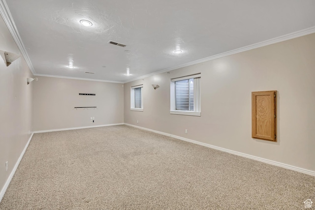 2331 W 13190 S, Riverton, UT 84065 - basement with light colored carpet and crown molding