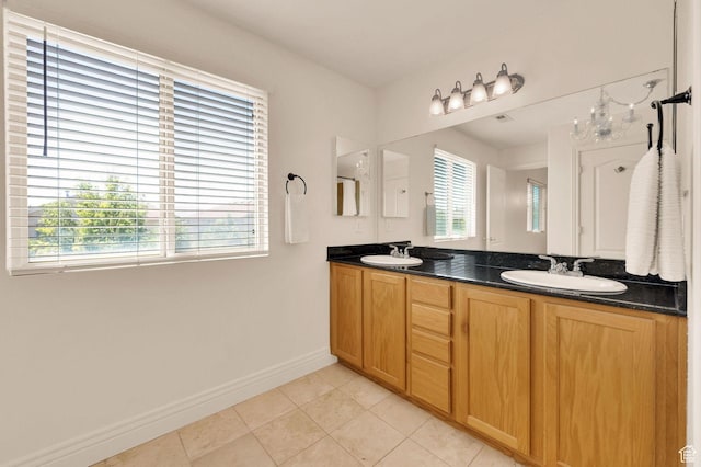 1879 W 2250 N, Lehi, UT 84043 - bathroom featuring double vanity and tile patterned flooring