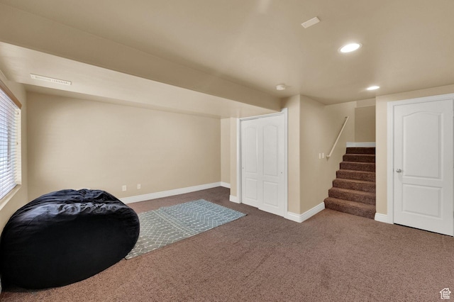 1879 W 2250 N, Lehi, UT 84043 - bonus room featuring carpet, stairs, and recessed lighting