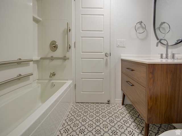 374 E 6th Ave, Salt Lake City, UT 84103 - bathroom with vanity and shower / washtub combination